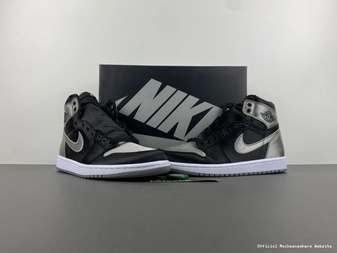 Official Maikesneakers Satin Shadow High WMNS Air Jordan OG 1 FD4810-010 0727
